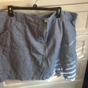 Talbots Chambray skirt